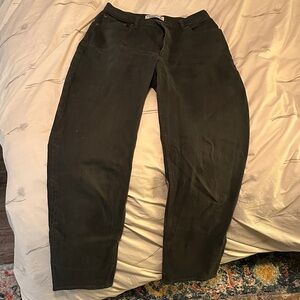 Abercrombie & Fitch Olive Green Curve Love Pants